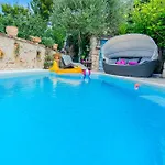 Rustical With Traditional Tavern & Pool