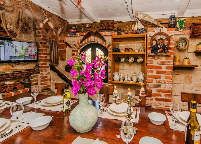 Villa Rustical With Traditional Tavern & Pool Maslenica